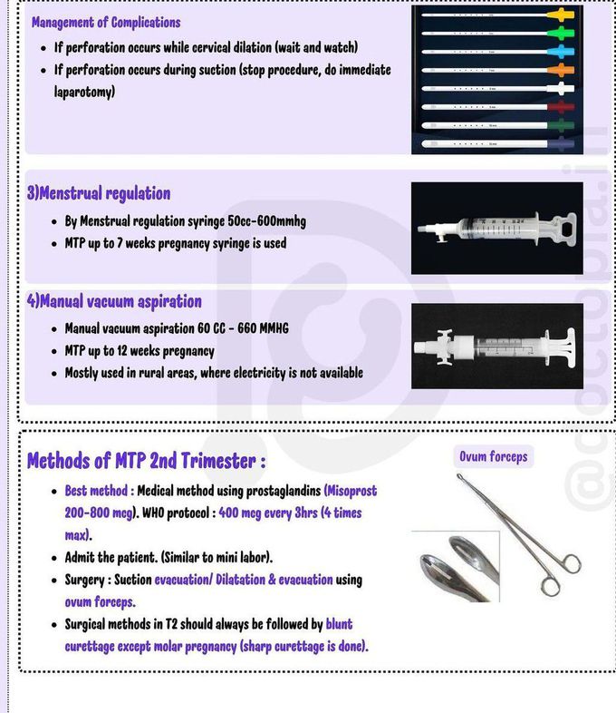 Medical Termination of Pregnancy (MTP) III