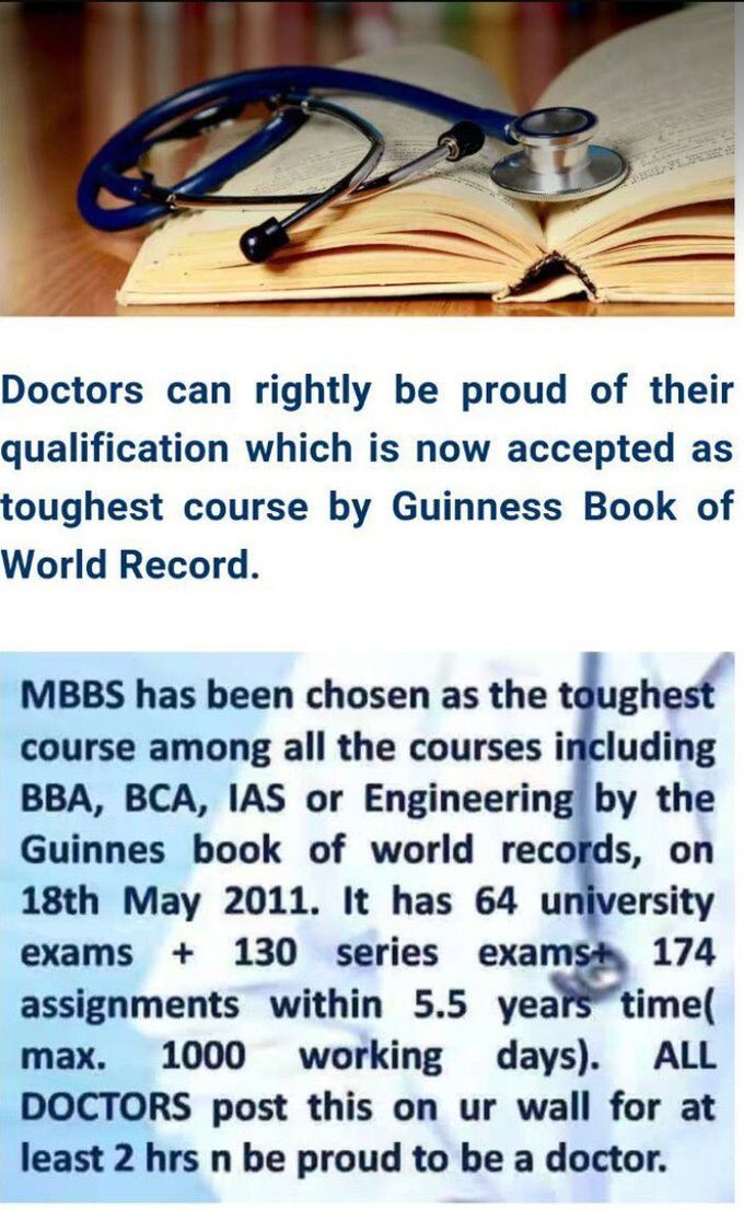 To all present nd future doctors 😃✌️