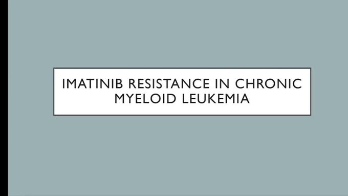 imatinib resistance in chronic myeloid leukemia