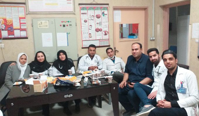 Our team in emergency department.