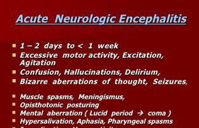 Acute neurologic period