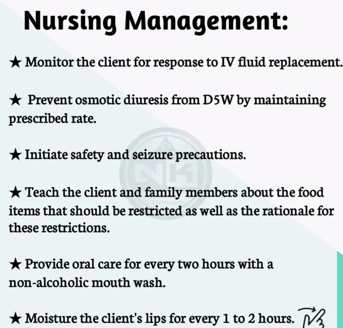 Hypernatremia Nursing