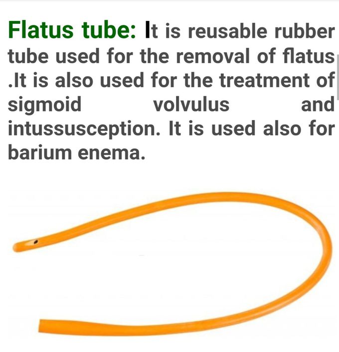 Flatus Tube