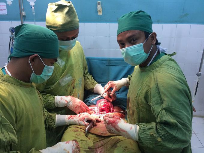C-Section in remote area