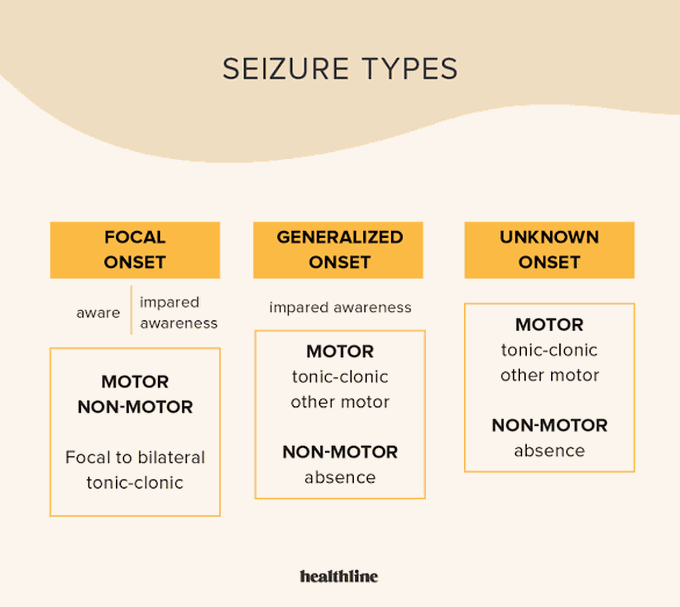 Types of seizures