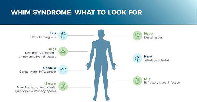 These are the symptoms of Whim syndrome