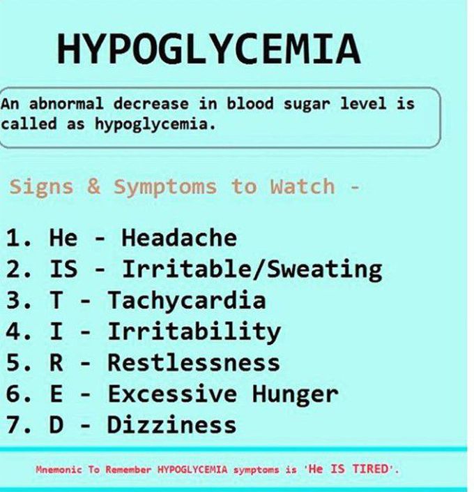 Hypoglycemia - MEDizzy