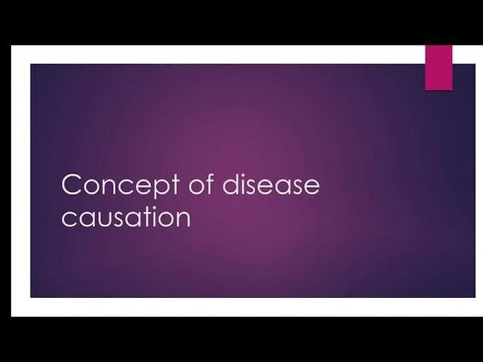 concept of disease causation