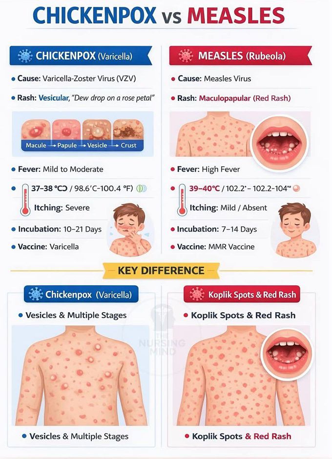 Chickenpox Vs Measles