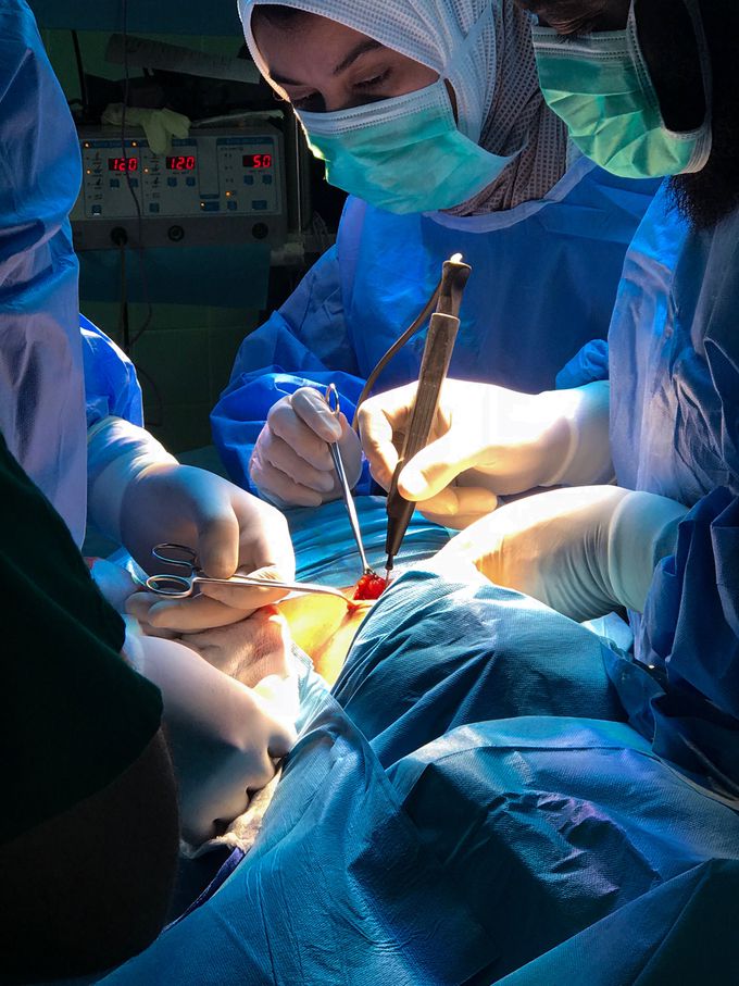 Thyroidectomy operation