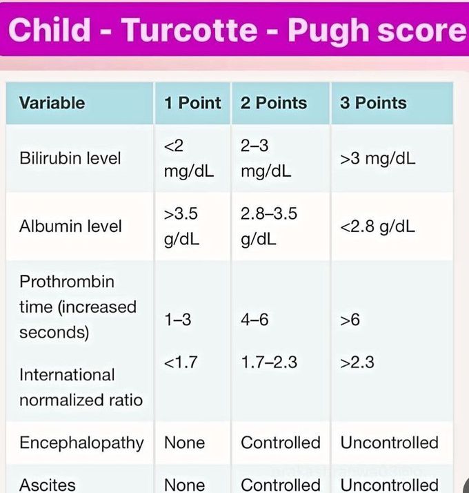 Child- Turcotte -Pugh Score