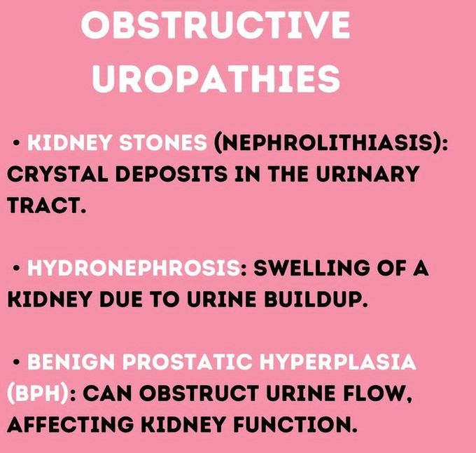 Obstructive Uropathies