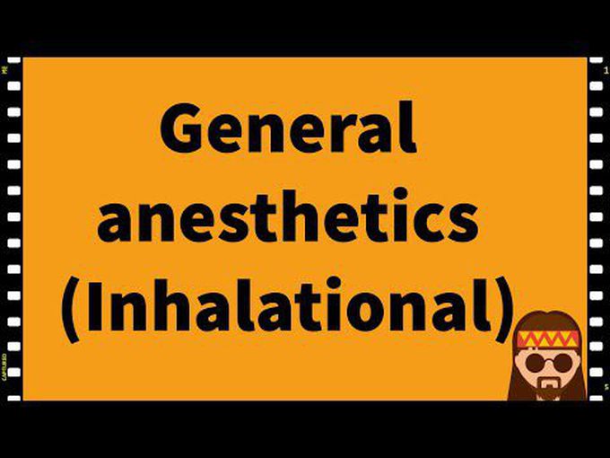 General Anesthetics(inhalation) Pharmacology