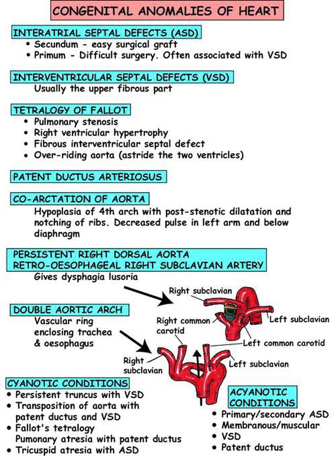 Congenital Anomalies of Heart