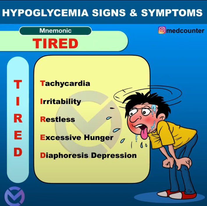 Hypoglycemia Signs and Symptoms MEDizzy