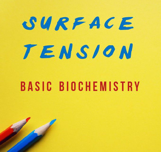 Topic---surface tension .