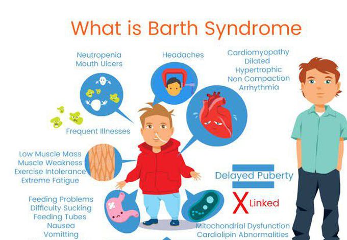 These are the main symptoms of Barth syndrome