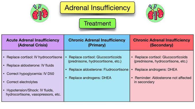 Adernal Insufficiency Treatment