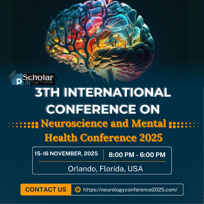 join 3rd International Conference on Neurology and Mental Health 2025