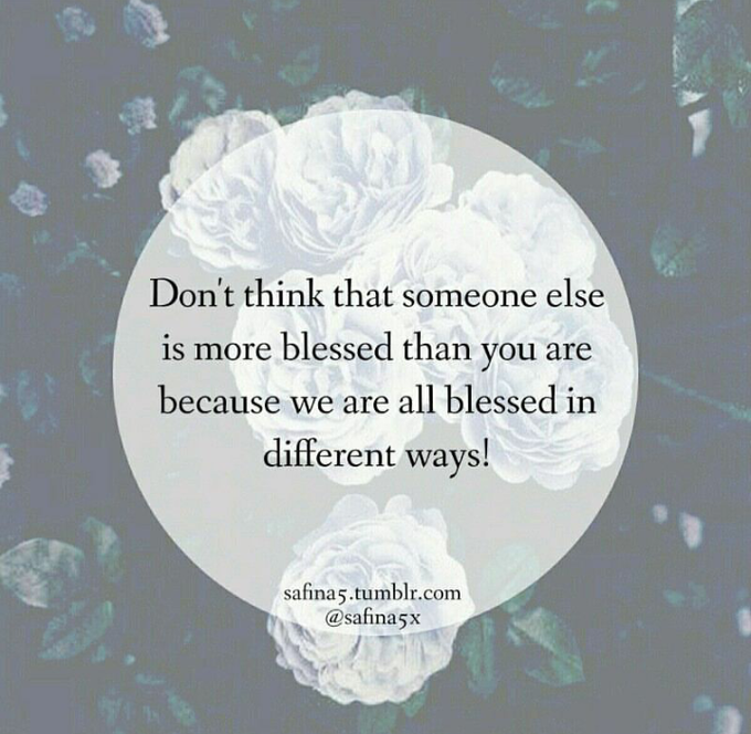 Be thankful to GOD for uncountable blessings☺