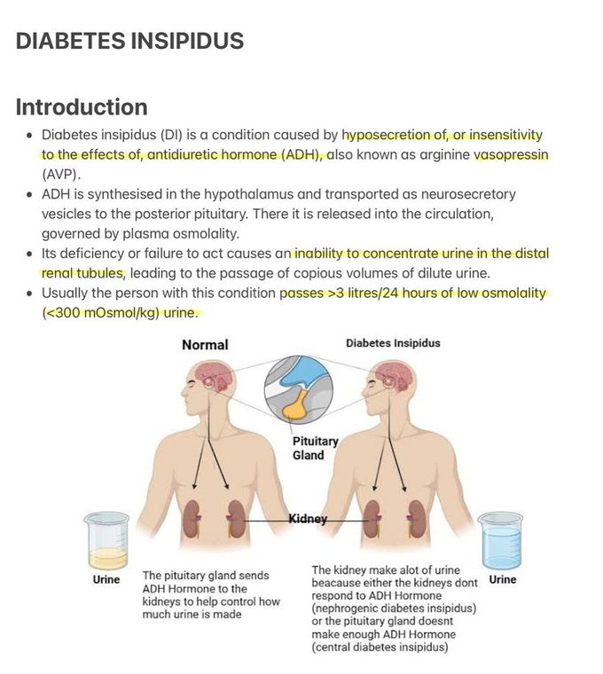 Diabetes Insipidus I