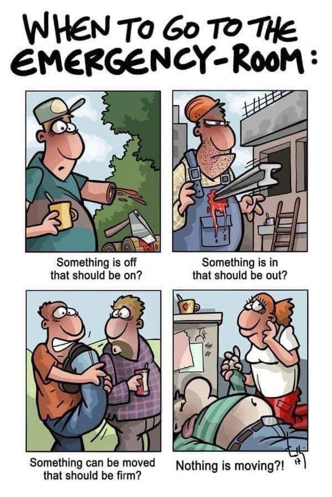 When to go to the emergency room…