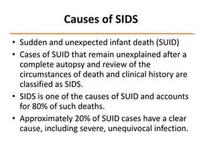 SIDS- Causes