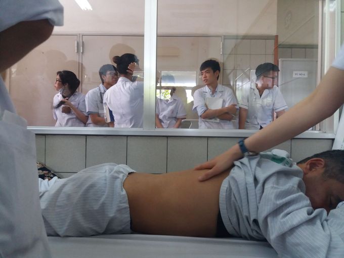 A clinical lecture in my course