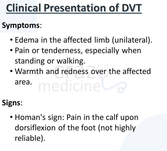 Deep Vein Thrombosis IV