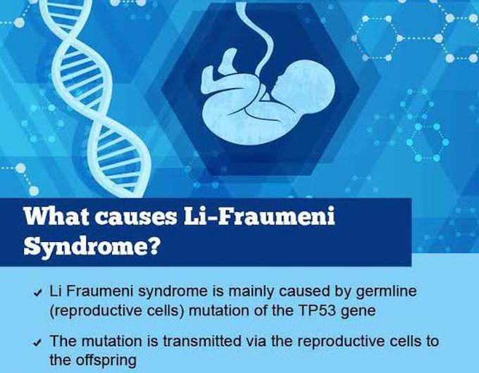 These are the causes of Li fraumeni syndrome