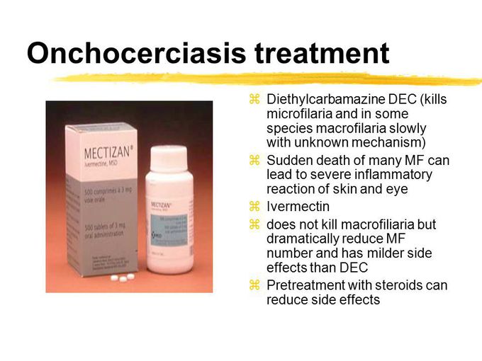 Treatment for onchocerciasis