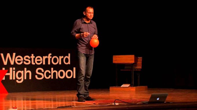 When you laugh, something happens: Dale Williams at TEDxWesterfordHighSchool