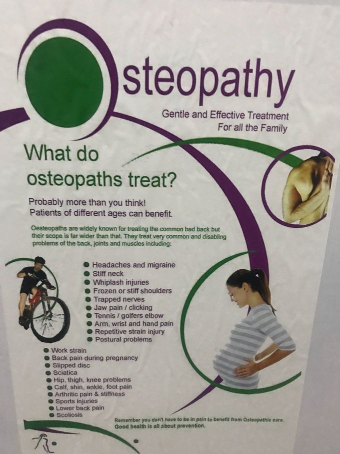 What do ostepaths treat ???