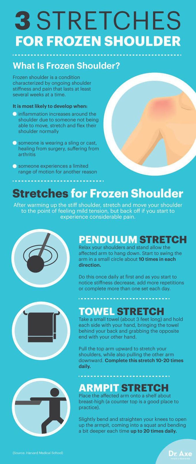 Stretch of frozen shoulder