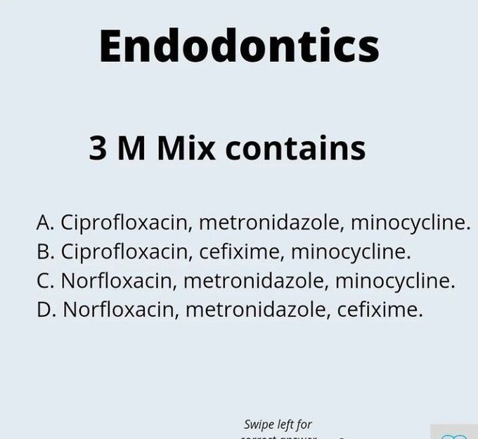 Endodontic 3M mix contain?