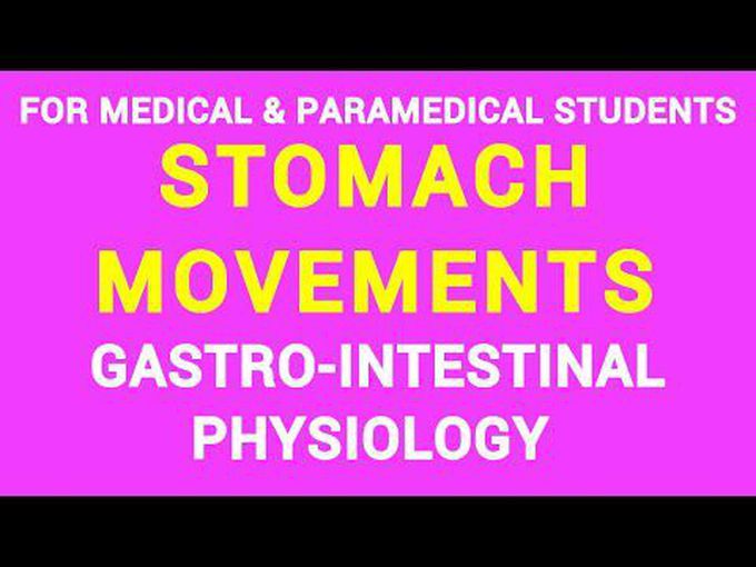 Physiology of secretions of stomach
