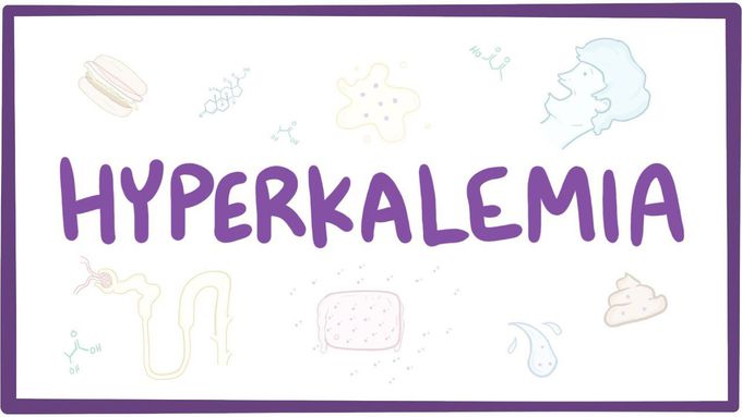 Hyperkalemia - causes, symptoms, diagnosis, treatment, pathology