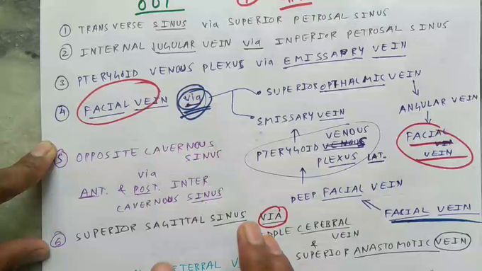 Cavernous sinus connection , PART- 4/4