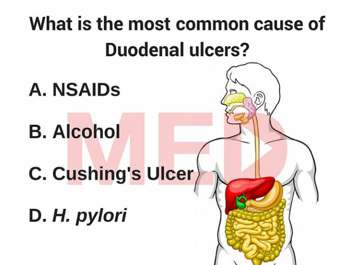 Coomn cause for D.Ulcer
