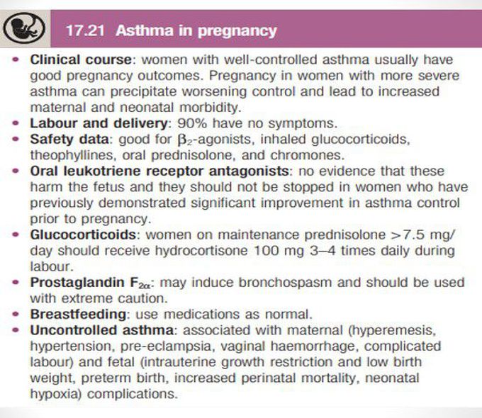 Asthma in Pregnancy