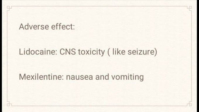 Antiarrhythmic drugs