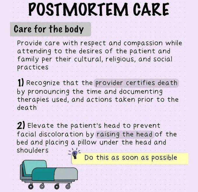 Post Mortem Care I