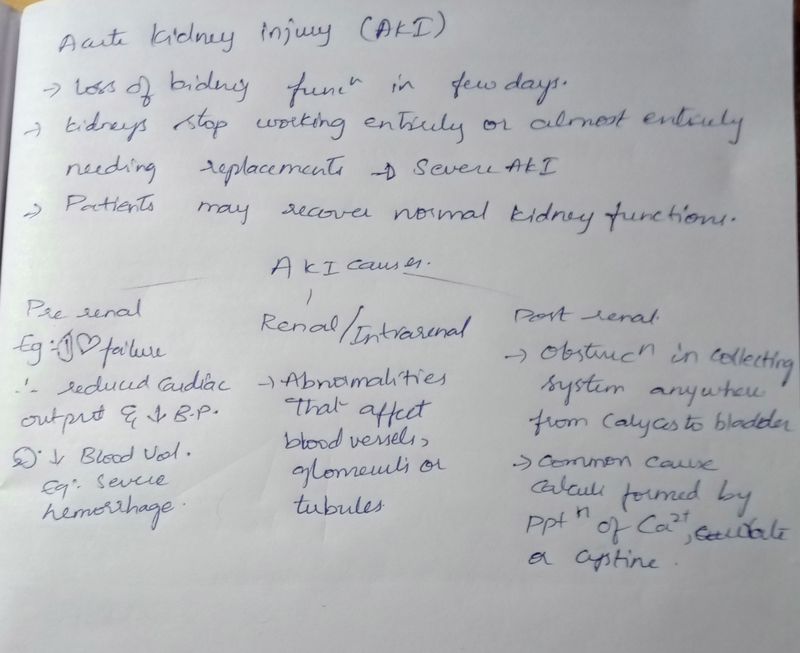 Acute kidney injury - MEDizzy