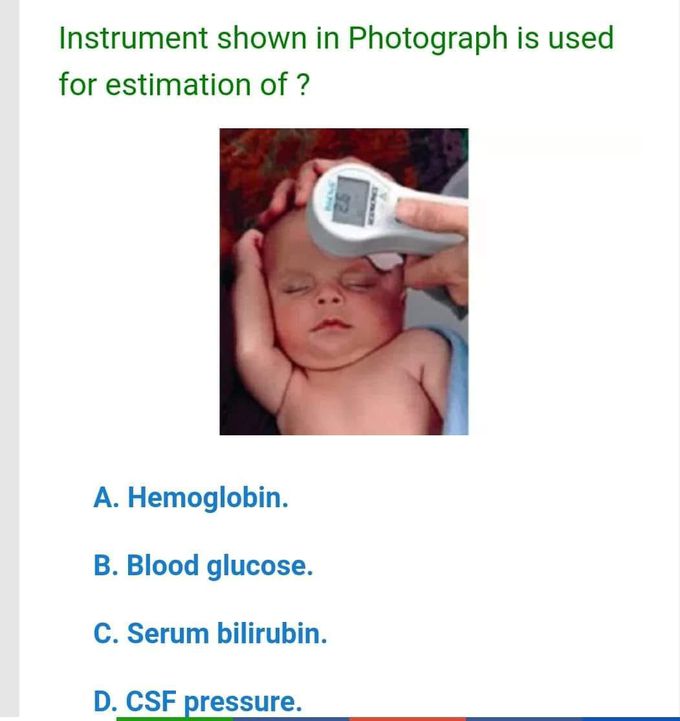 Image instrument use for diagonsis which marker?