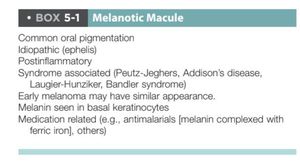 Melanotic macule