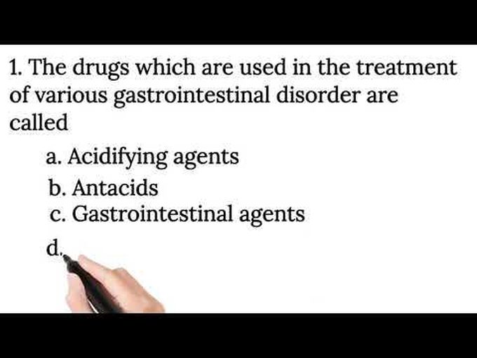 MCQs of Gastrointestinal Pharmacology
