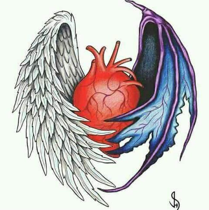 Your Heart is Good as God and Bad as Evil. It's Depend on you Whom you choose.