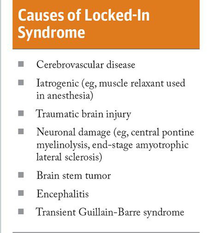 These are the causes of Locked in syndrome
