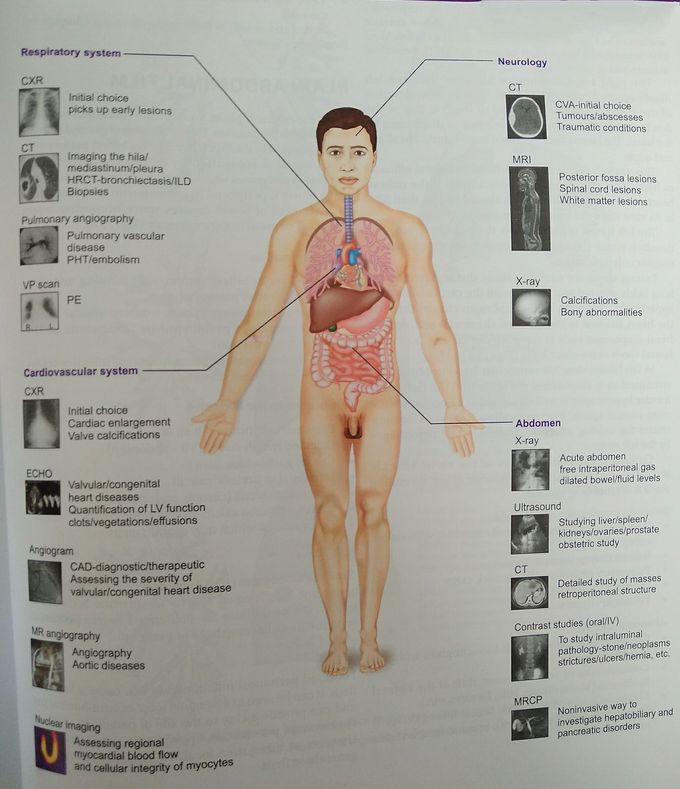 Basic imaging modalities in internal medicine.