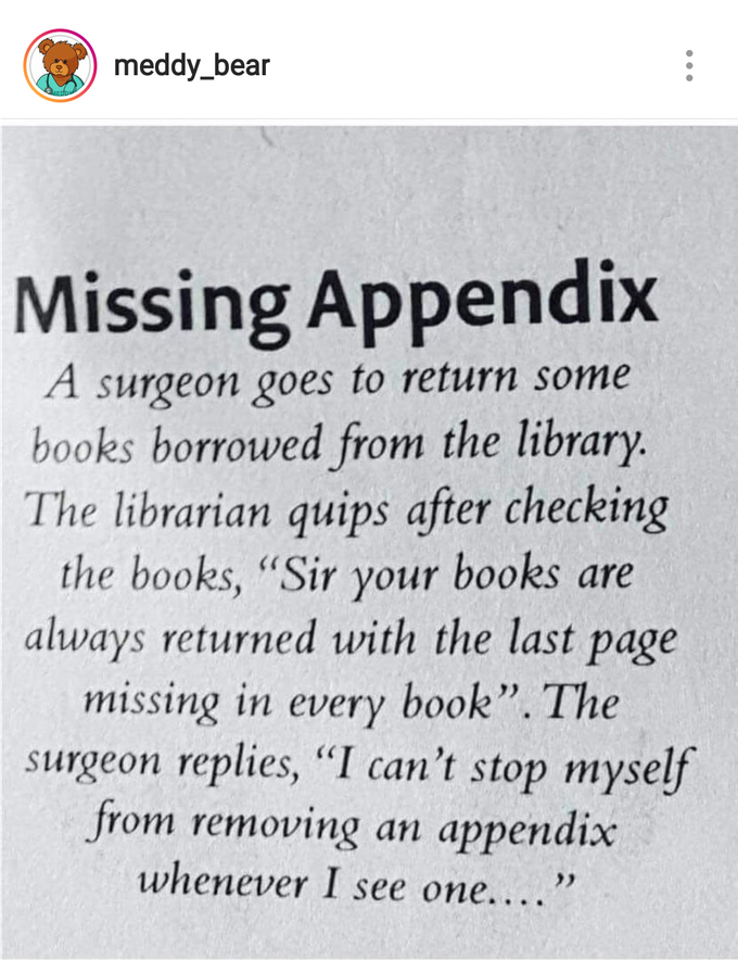 Missing Appendix